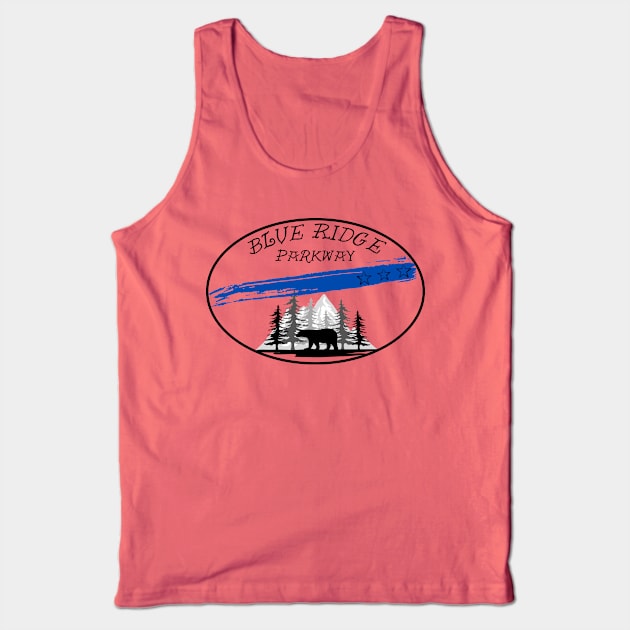 Blue Ridge Parkway Tank Top by sjames90